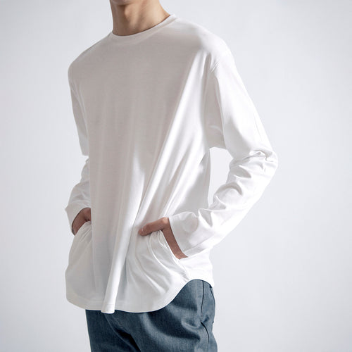 Albini T Smooth L/S Classic #WHITE