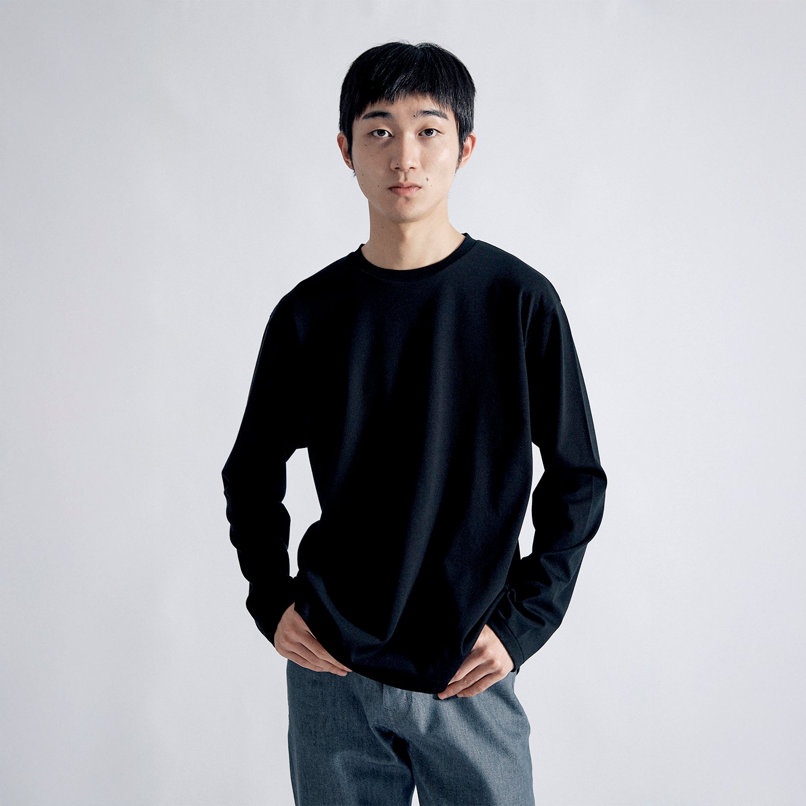 エスペシャリィドレスT ロングスリーブ クラシック / Especially Dress T LS Classic #BLACK