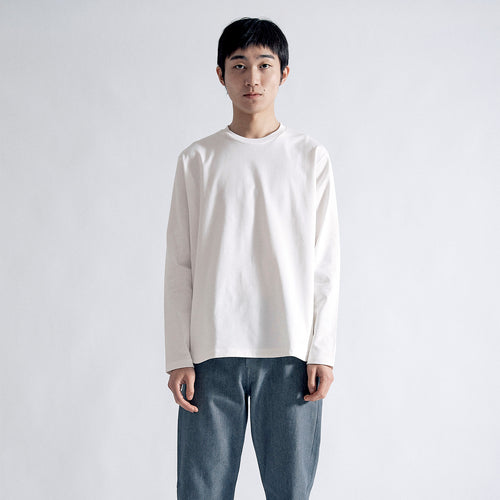 オーセンティックドレスT ロングスリーブ クラシック #WHITE