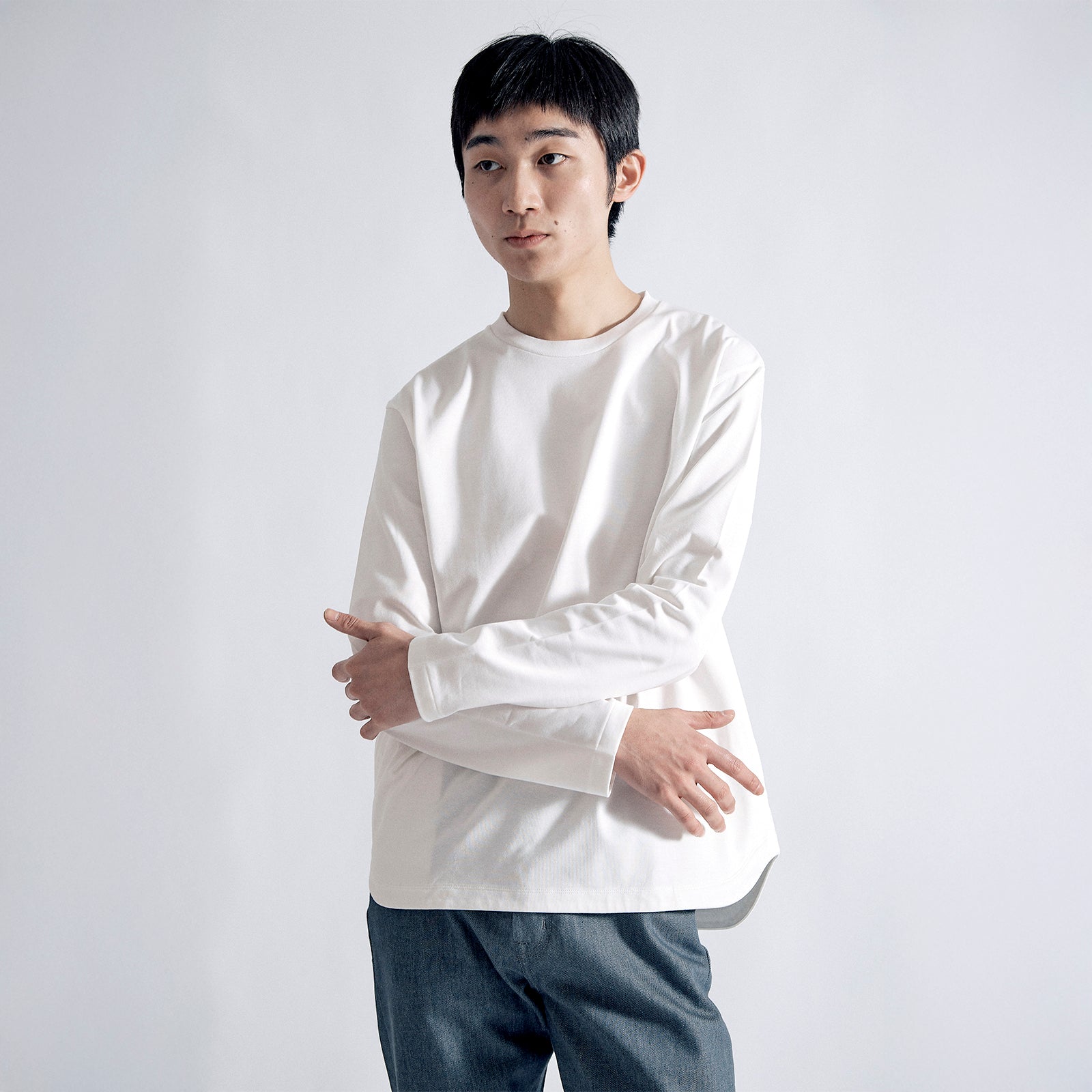オーセンティックドレスT ロングスリーブ クラシック / Authentic Dress T LS Classic #WHITE