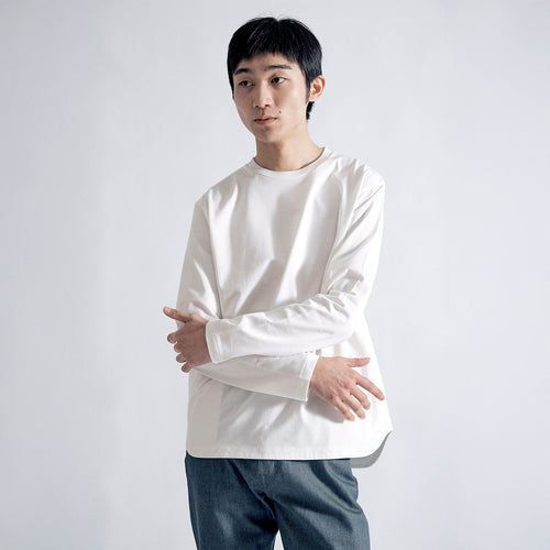 オーセンティックドレスT ロングスリーブ クラシック #WHITE