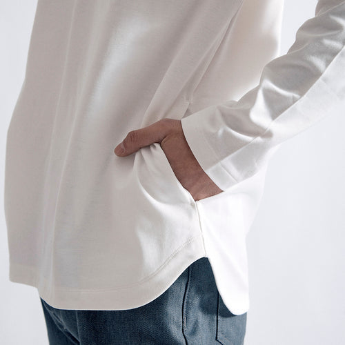 オーセンティックドレスT ロングスリーブ クラシック #WHITE
