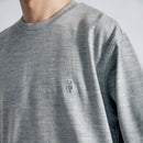 ヒューマドレスウールセーター クラシック / Huma Dress Wool Sweater Classic #HEATHER GREY