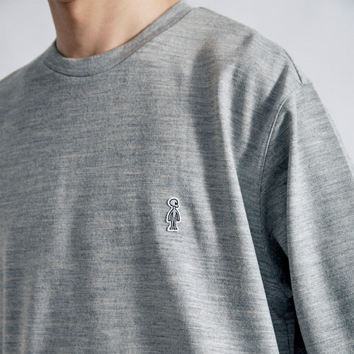 Huma Dress Wool Sweater Classic #HEATHER GREY