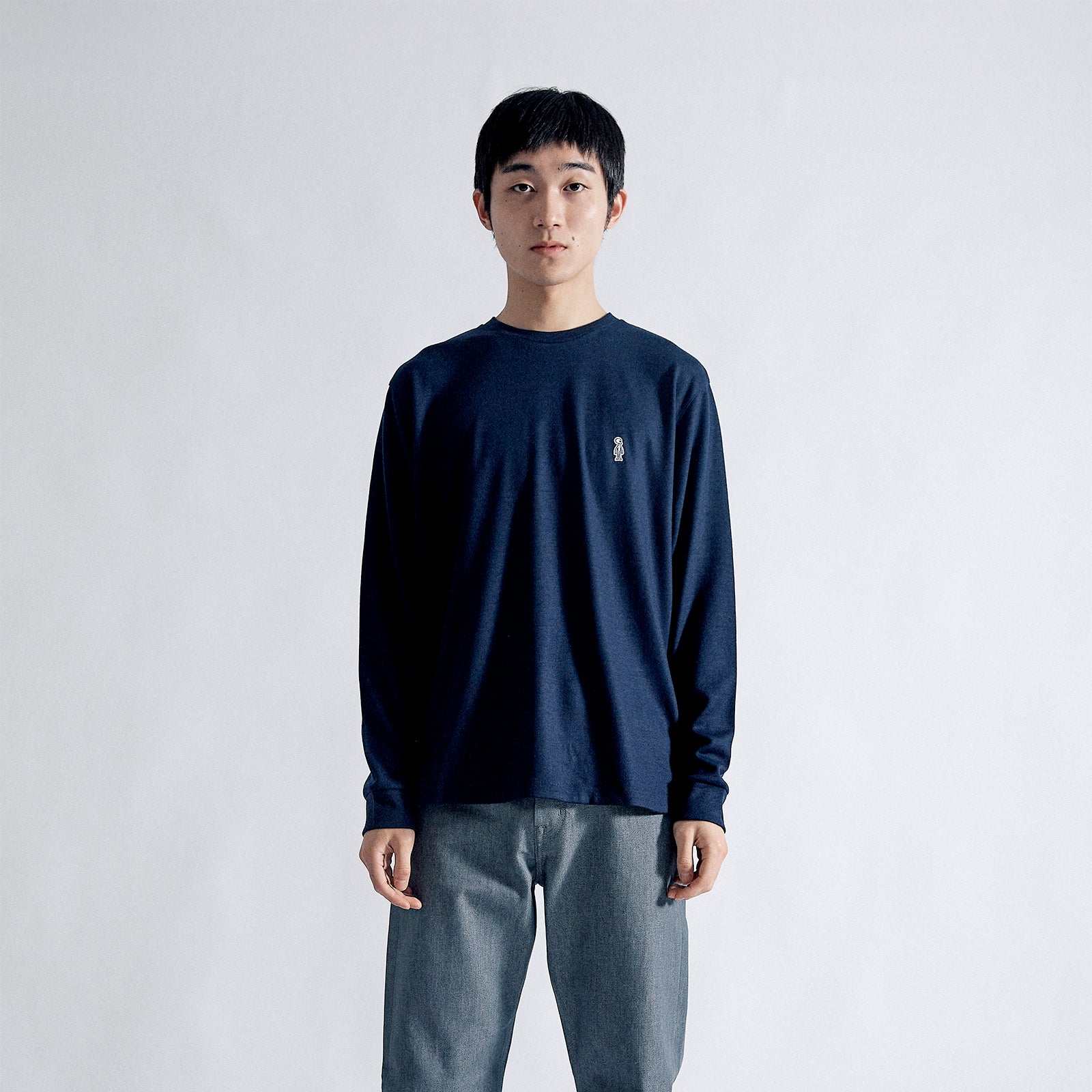 ヒューマドレスウールセーター クラシック / Huma Dress Wool Sweater Classic #NAVY