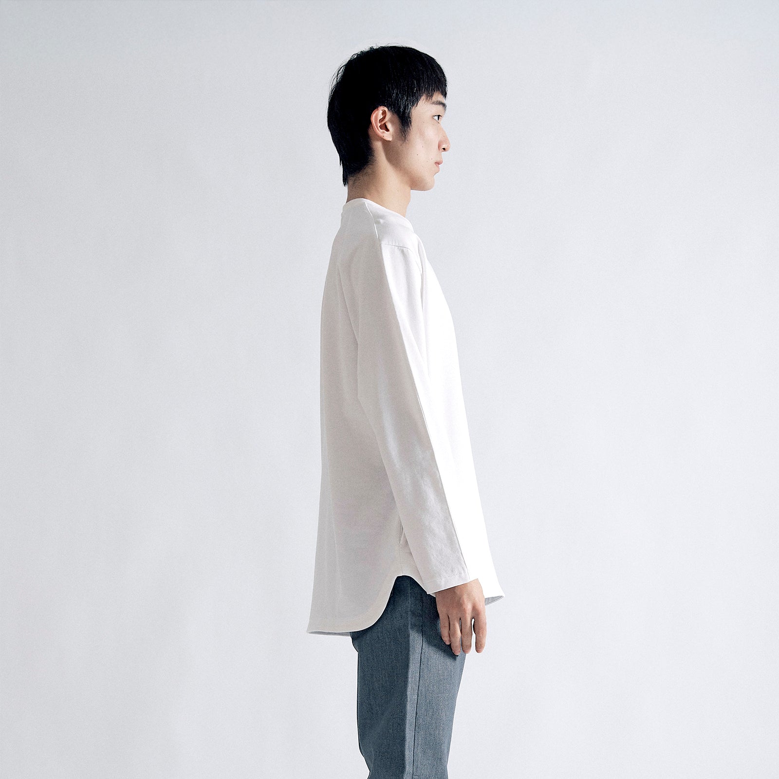 コンフォートドレスT ロングスリーブ リラックス / Comfort Dress T LS Relax #WHITE