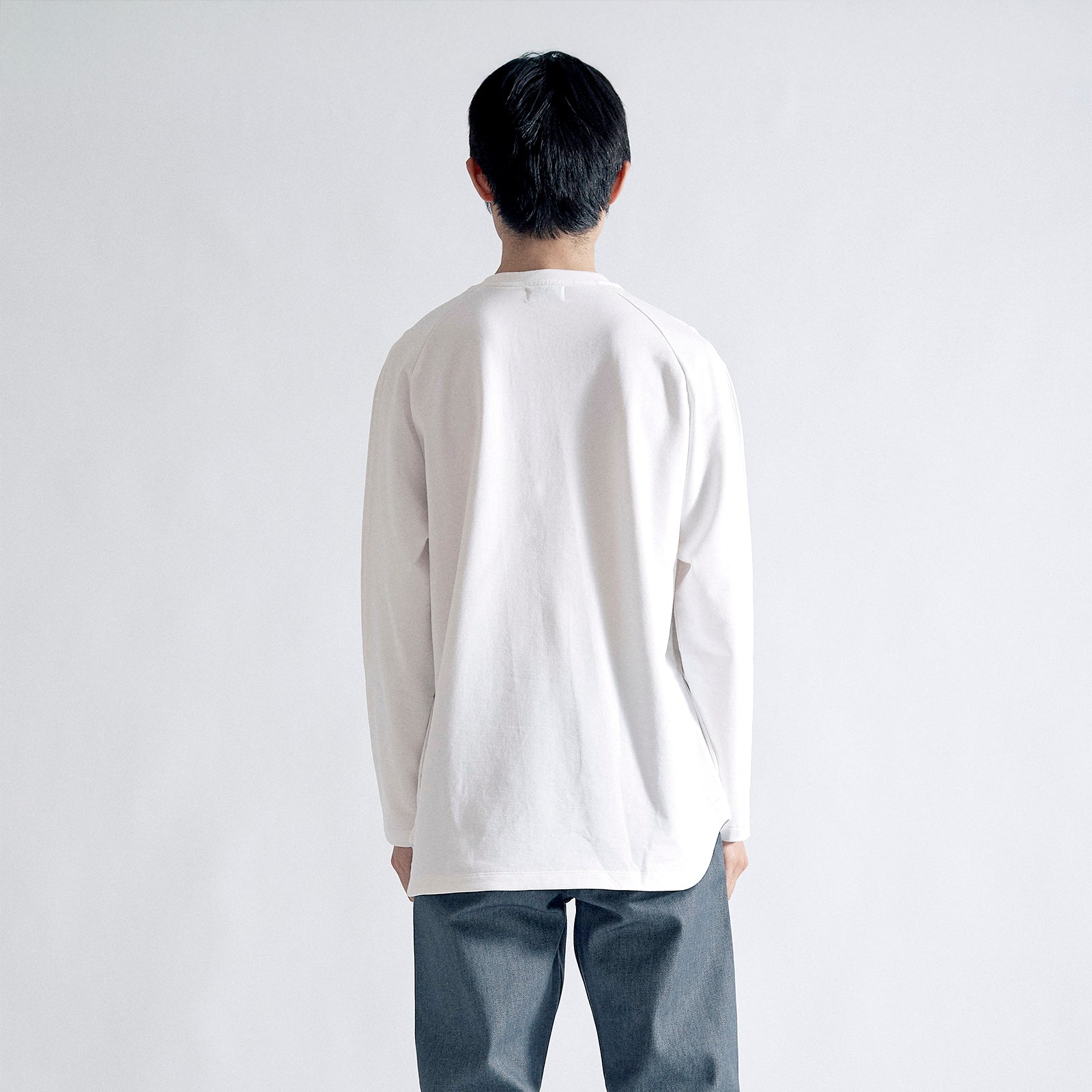 コンフォートドレスT ロングスリーブ リラックス / Comfort Dress T LS Relax #WHITE