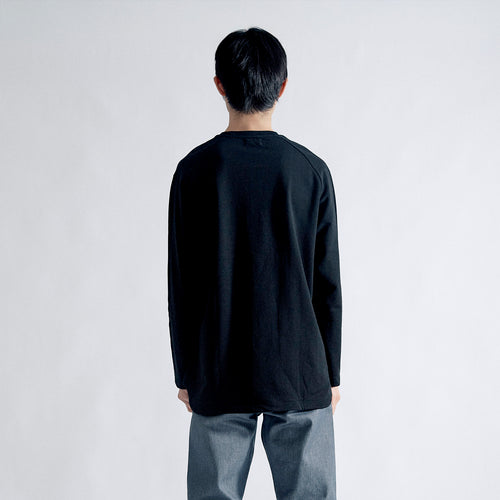 Comfort Dress T L/S Relax #BLACK