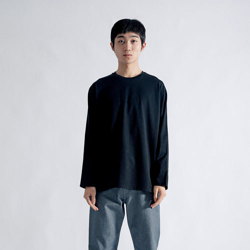 ユースフルドレスT ロングスリーブ リラックス #BLACK
