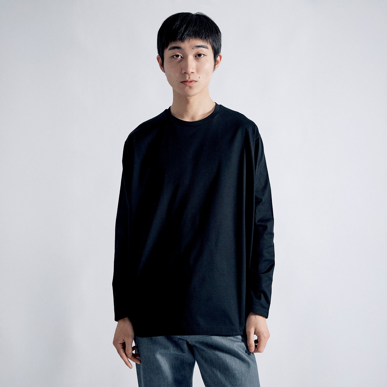 ユースフルドレスT ロングスリーブ リラックス / Useful Dress T LS Relax #BLACK