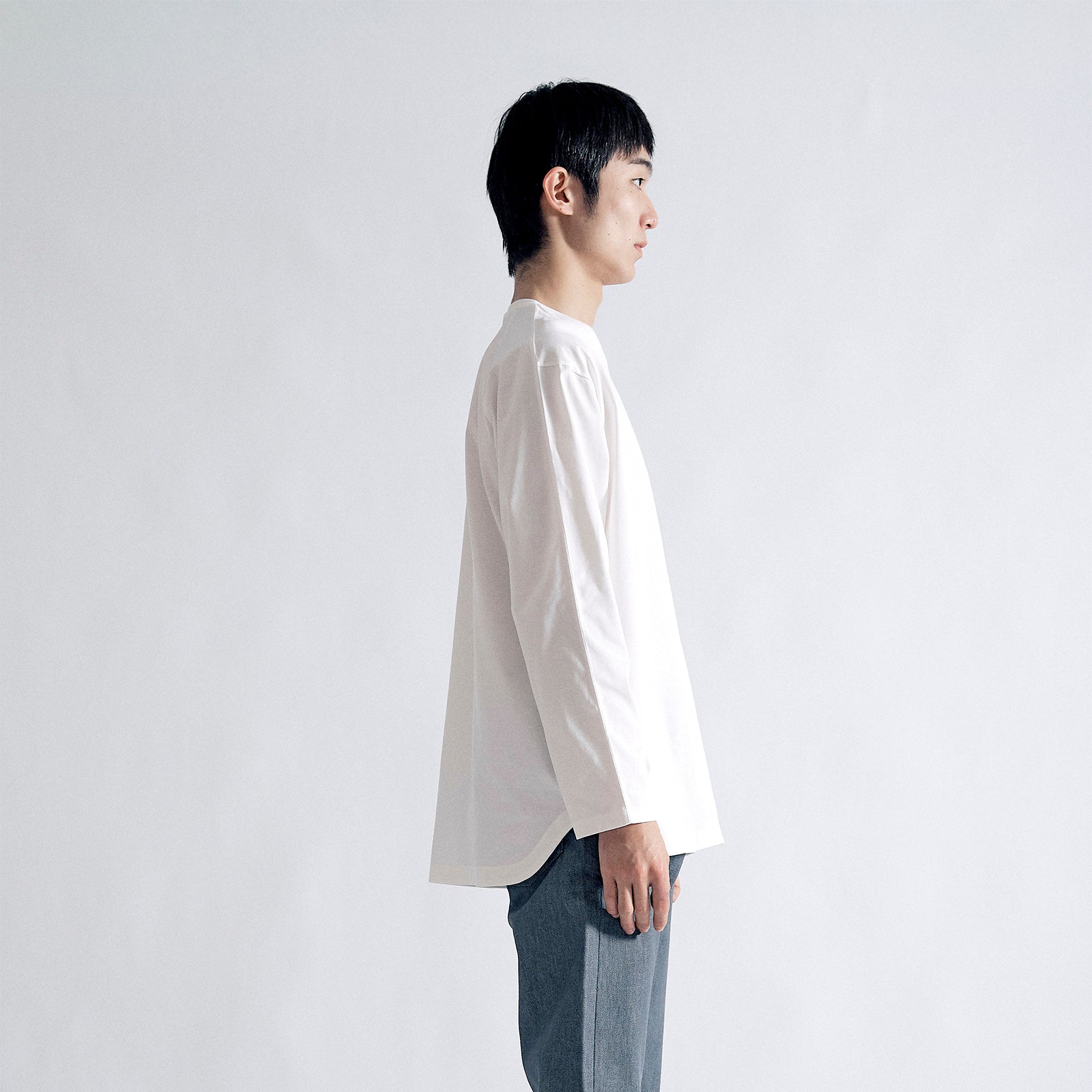 ユースフルドレスT ロングスリーブ リラックス / Useful Dress T LS Relax #WHITE