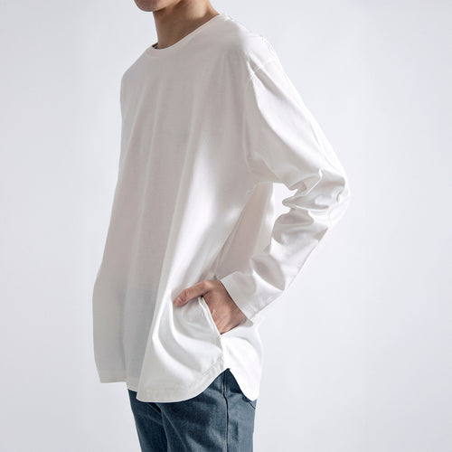 ユースフルドレスT ロングスリーブ リラックス #WHITE