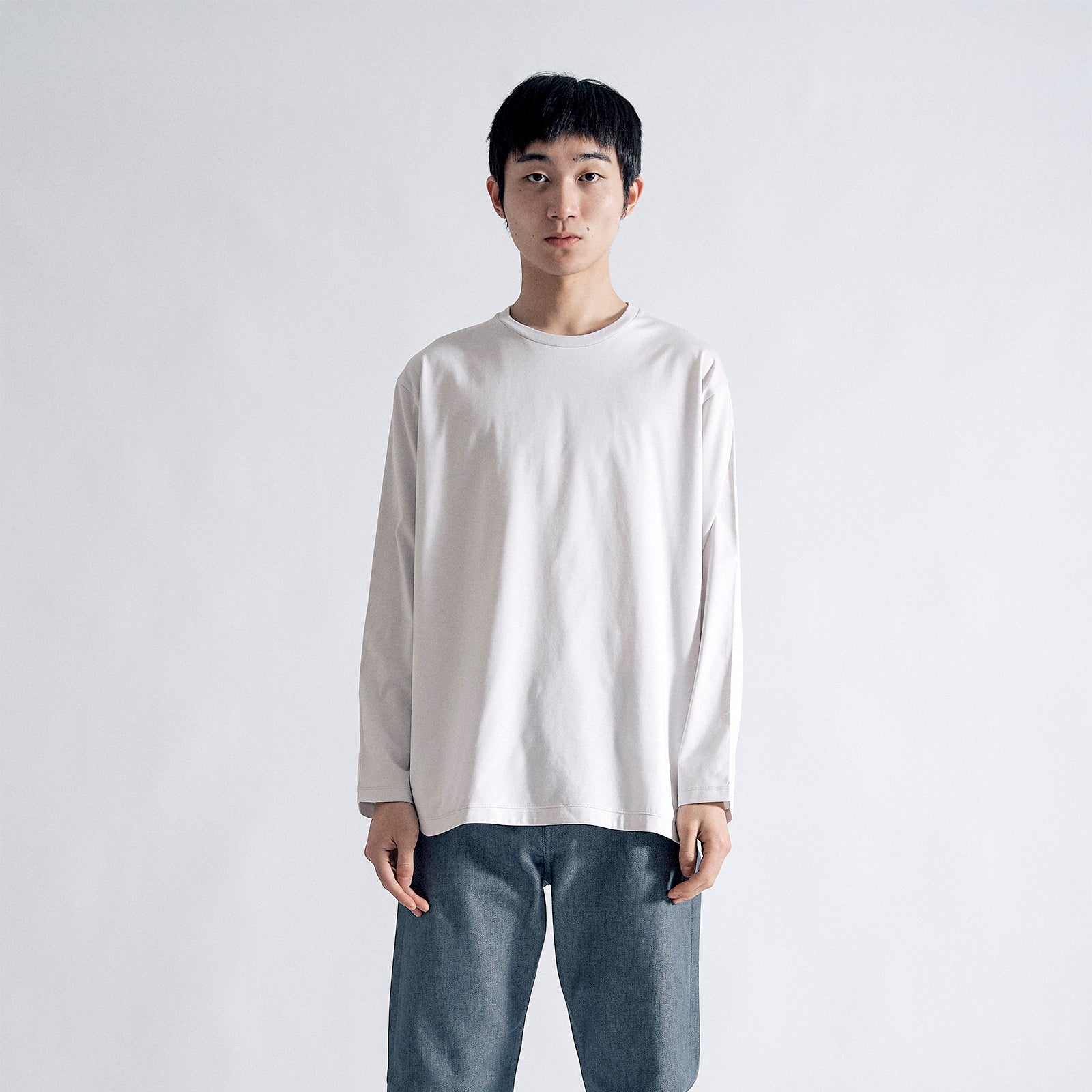 ユースフルドレスT ロングスリーブ リラックス / Useful Dress T LS Relax #LIGHT GREY