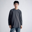 Refresh Dress T L/S Relaxed #CHARCOAL