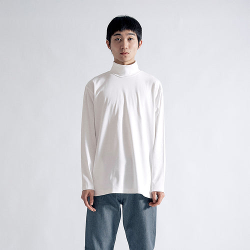 Urban Dress T L/S Turtle Neck Relax #WHITE