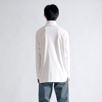 アーバンドレスT ロングスリーブ タートルネック リラックス #WHITE
