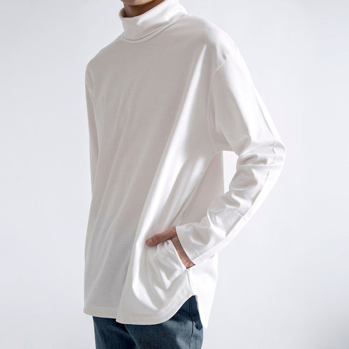 Urban Dress T L/S Turtle Neck Relax #WHITE