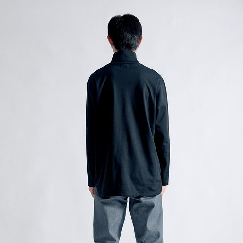 Urban Dress T L/S Turtle Neck Relax #BLACK