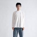Albini T Smooth L/S Mock Neck Relax #WHITE