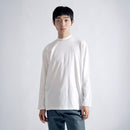 Albini T Smooth L/S Mock Neck Relax #WHITE