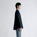 Albini T Smooth L/S Mock Neck Relax #BLACK