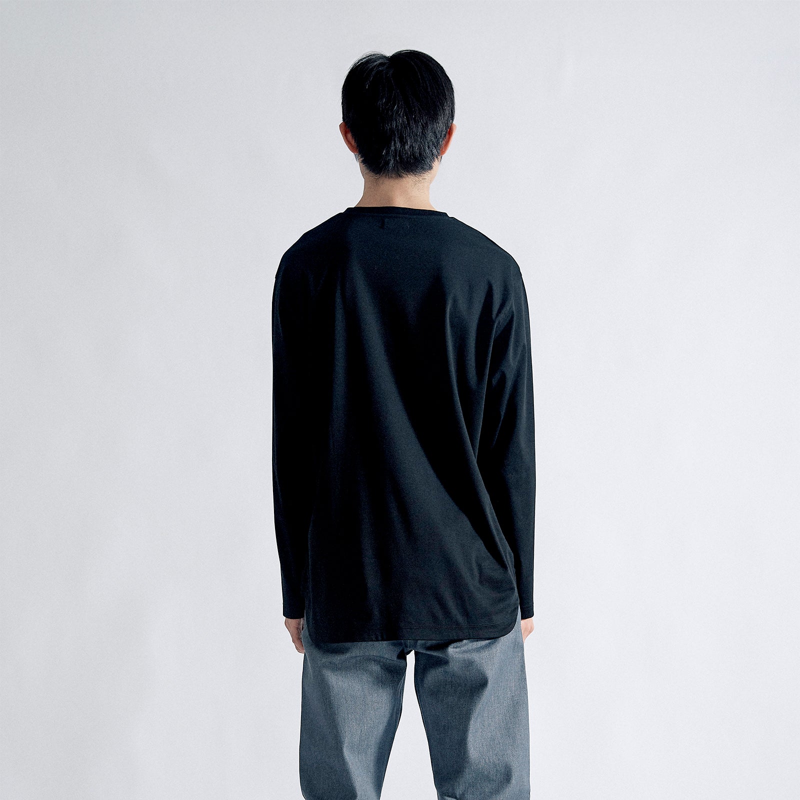 アルビニT スムース ロングスリーブ リラックス / Albini T Smooth LS Relax #BLACK (NEW)