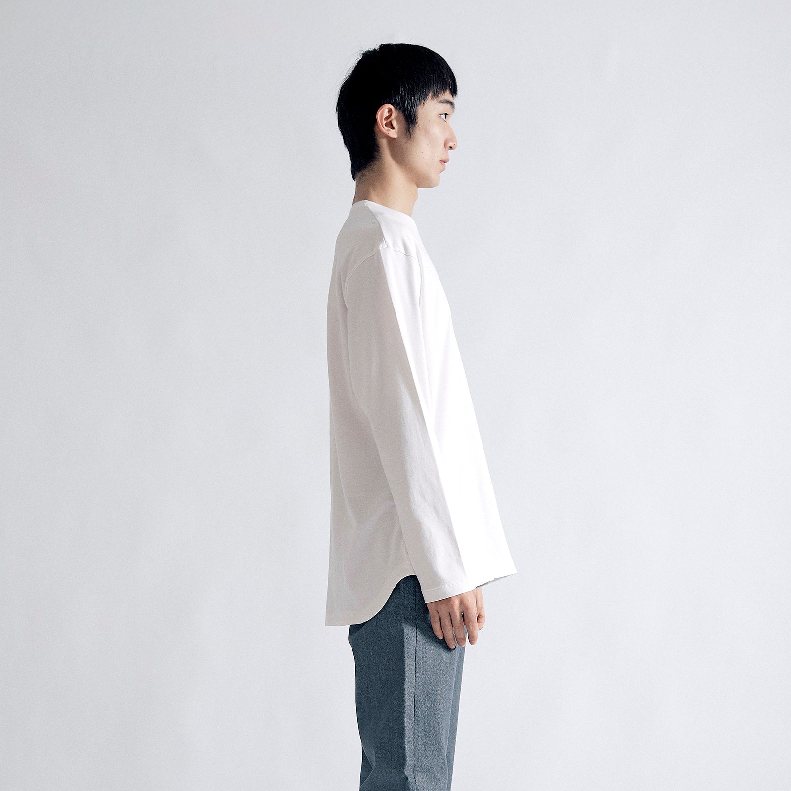 エスペシャリィドレスT ロングスリーブ リラックス / Especially Dress T LS Relax #WHITE
