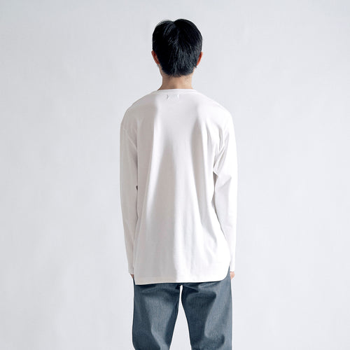 エスペシャリィドレスT ロングスリーブ リラックス #WHITE