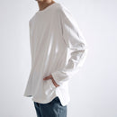 エスペシャリィドレスT ロングスリーブ リラックス / Especially Dress T LS Relax #WHITE