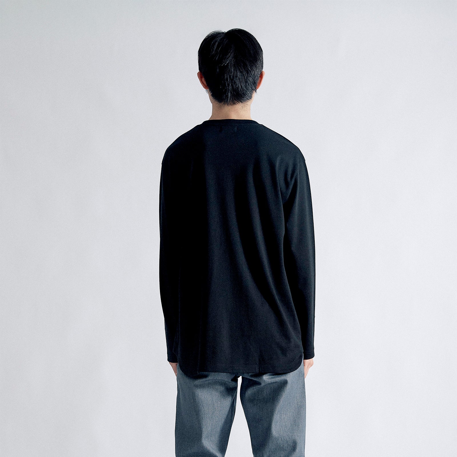 エスペシャリィドレスT ロングスリーブ リラックス / Especially Dress T LS Relax #BLACK