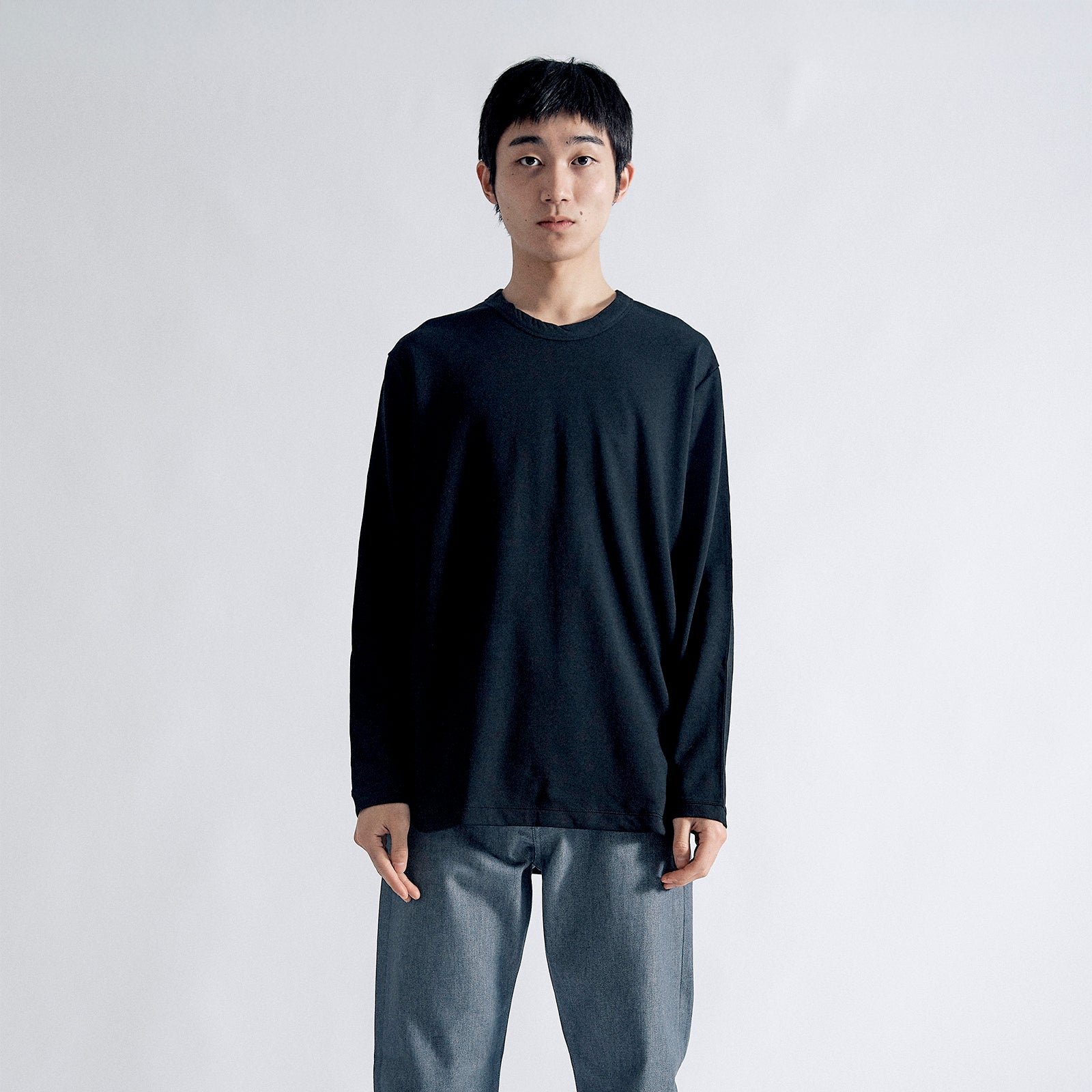 ニューアーバンドレススウェットシャツ / New Urban Dress Sweatshirt #BLACK