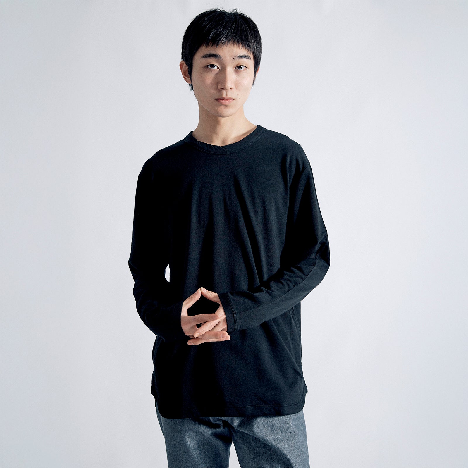 ニューアーバンドレススウェットシャツ / New Urban Dress Sweatshirt #BLACK