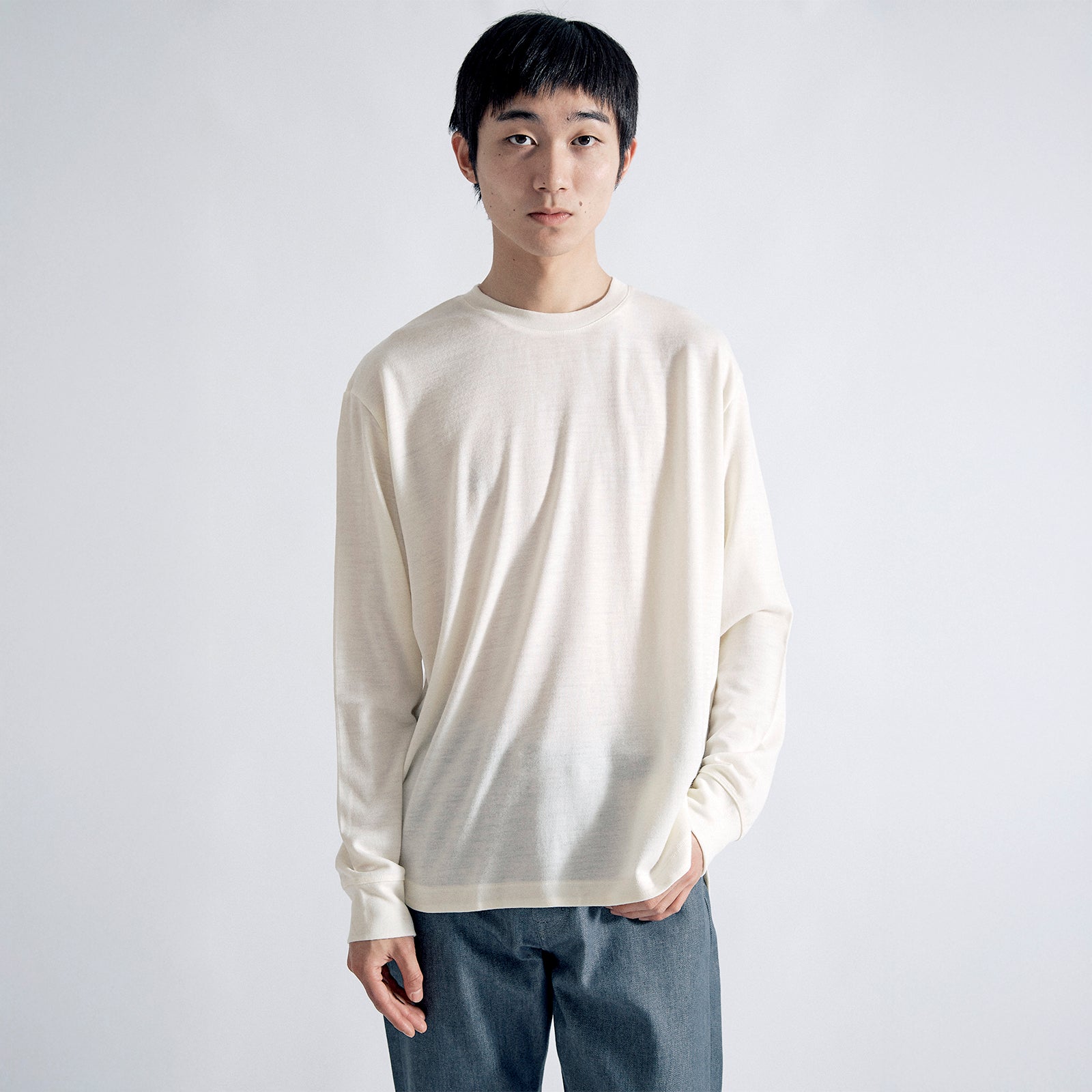 タイディドレスウールセーター クラシック / Tidy Dress Wool Sweater Classic #OFF WHITE