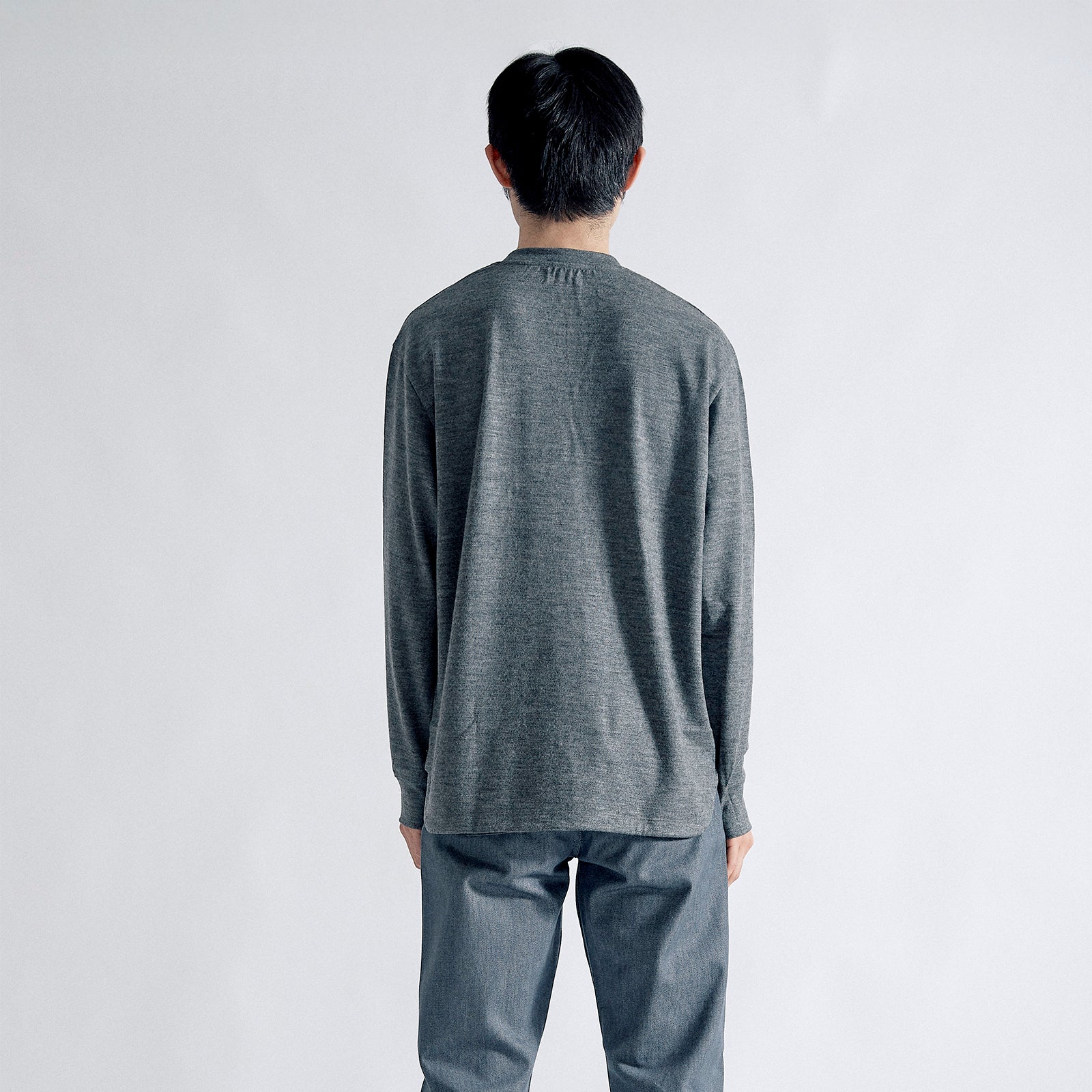 タイディドレスウールセーター クラシック / Tidy Dress Wool Sweater Classic #DEEP GREY