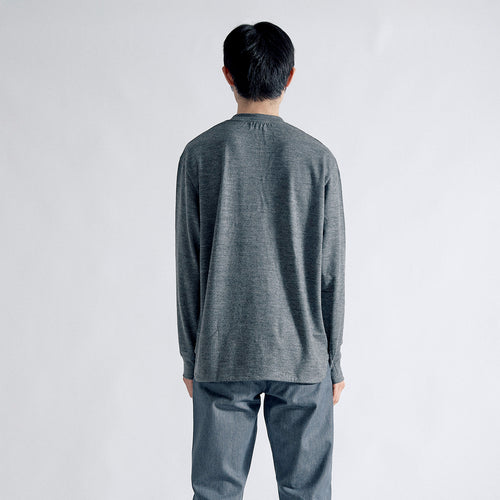 New Huma Dress Wool Sweater classic #DEEP GREY