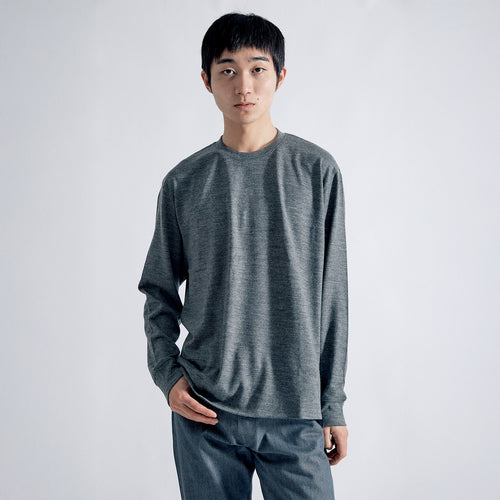 Tidy Dress Wool Sweater classic #DEEP GREY