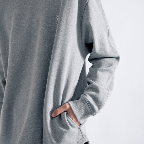 Huma Dress Sweatshirt #HEATHER GREY