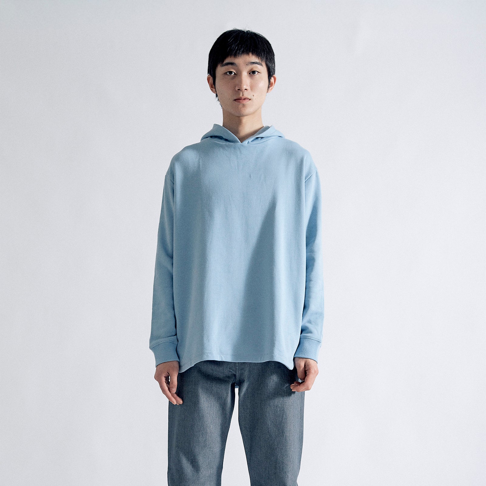 ユージュアルドレスパーカー / Usual Dress Pullover Hoodie #LIGHTBLUE