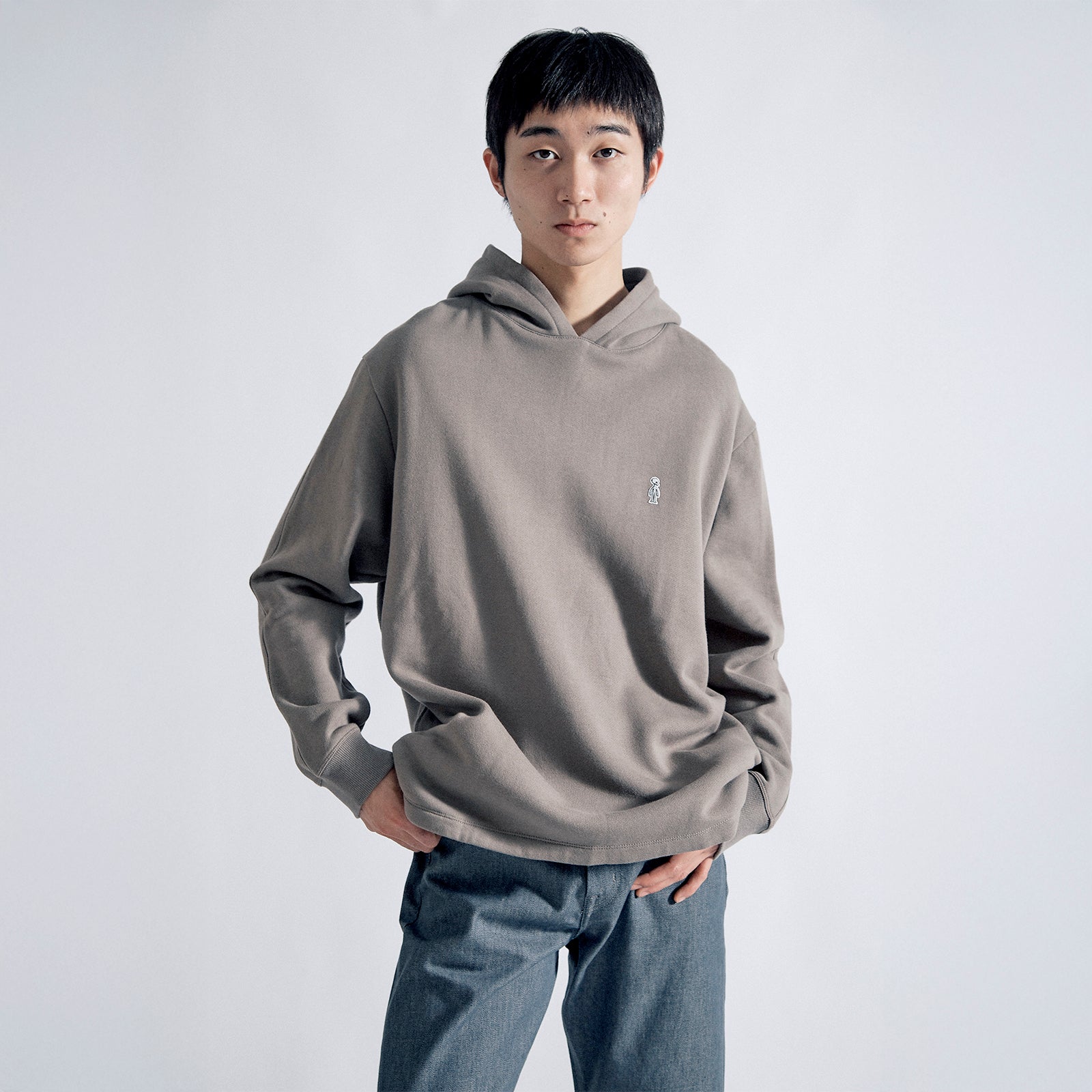 ヒューマライトドレスパーカー #ASH GREY