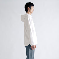 ユースフルドレスジップパーカー / Useful Dress Zip Hoodie #WHITE
