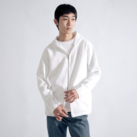 ユースフルドレスジップパーカー / Useful Dress Zip Hoodie #WHITE