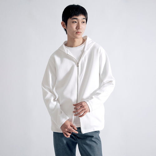 ユースフルドレスジップパーカー #WHITE