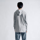 ユージュアルドレスジップパーカー / Usual Dress Zip Hoodie #HEATHER GREY