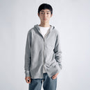 ユージュアルドレスジップパーカー / Usual Dress Zip Hoodie #HEATHER GREY