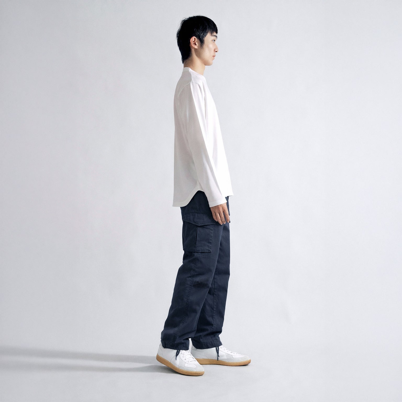 Albini T Smooth L/S Classic #WHITE